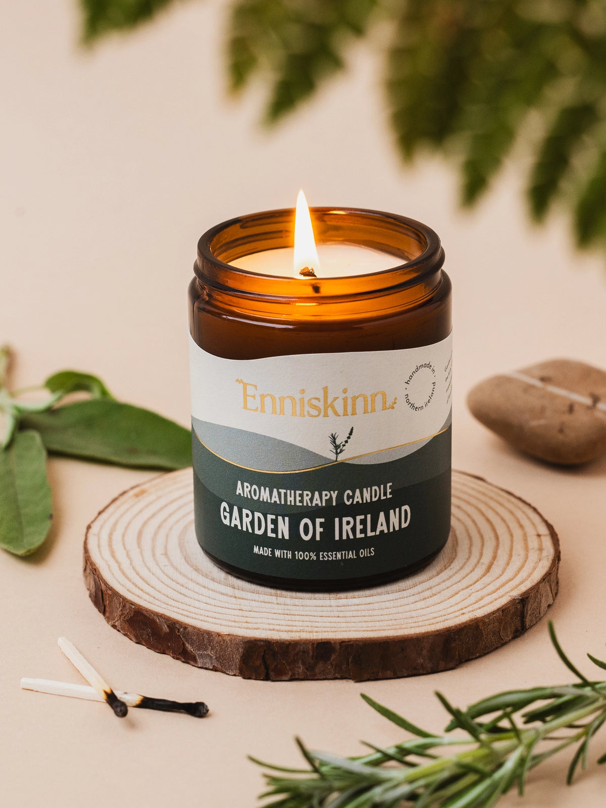 Aromatherapy Candle 100% Essential Oils – Garden of Ireland