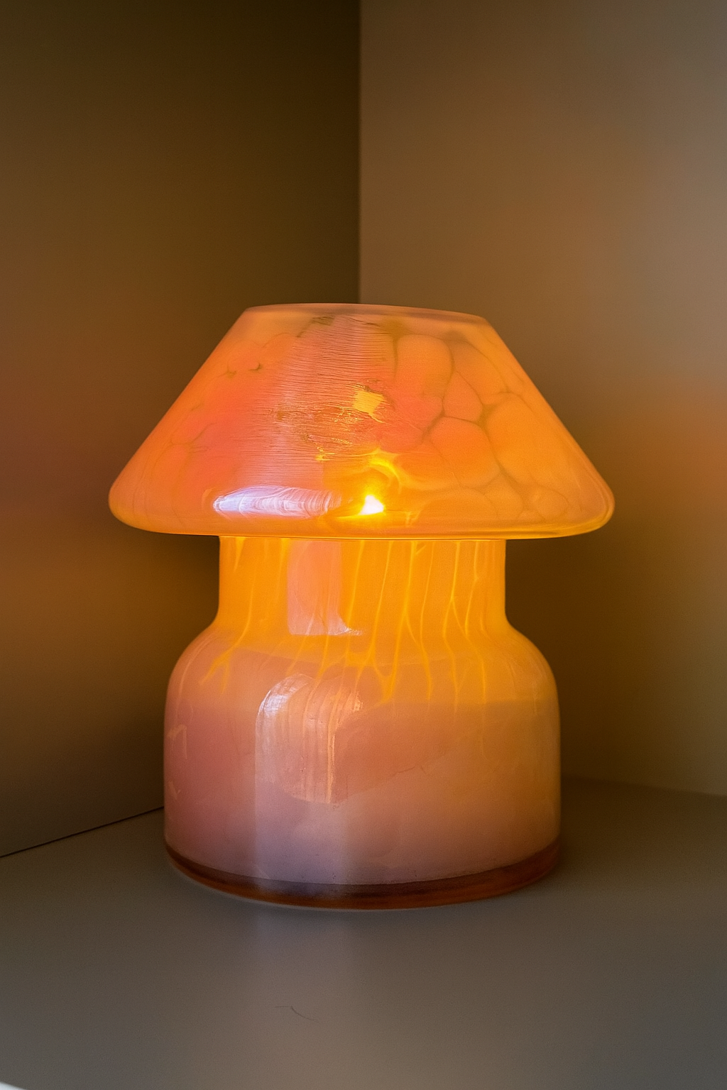 Lampa Olibanum - Růžová perleť