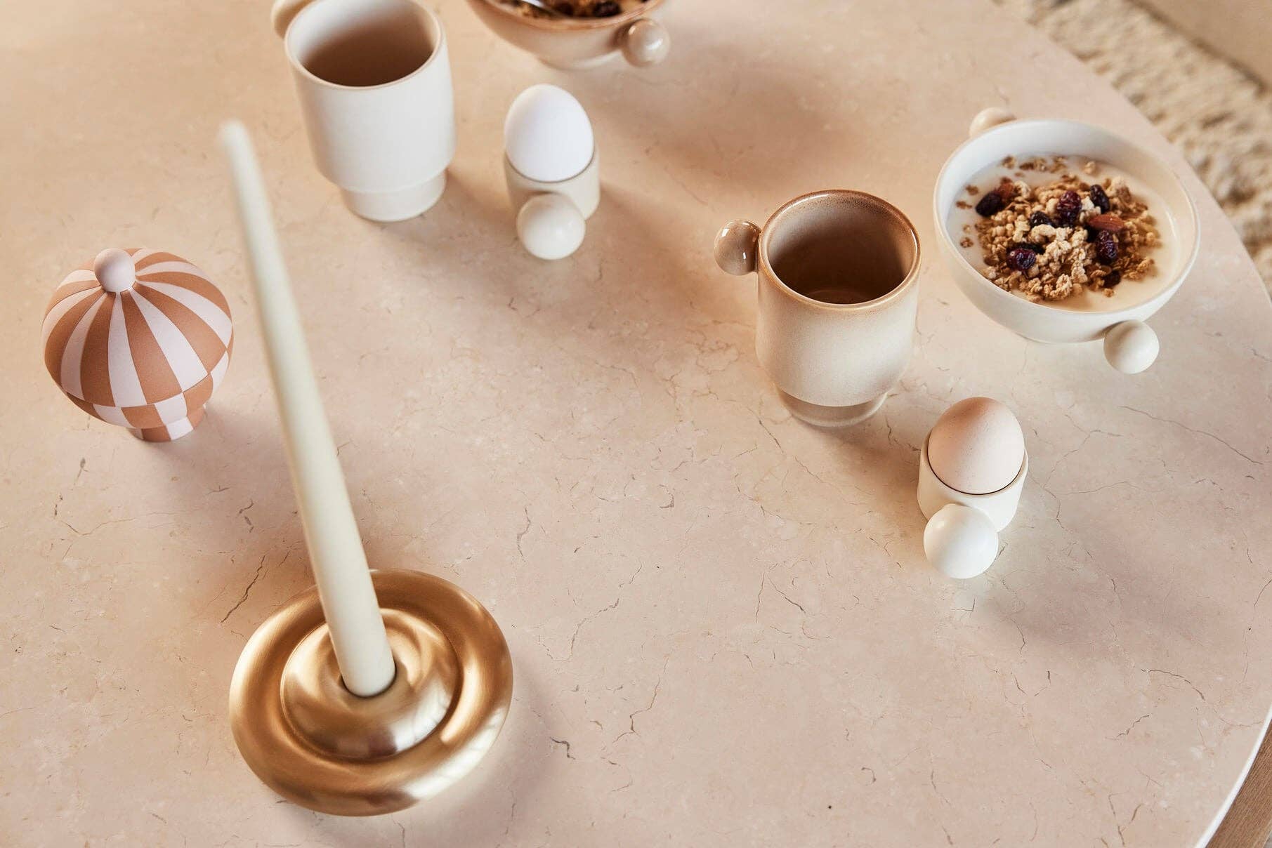 Toppu Bonbonniere Caramel/Rose