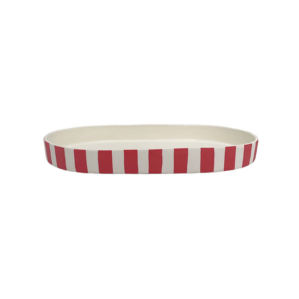 Toppu Oval Tray - Red