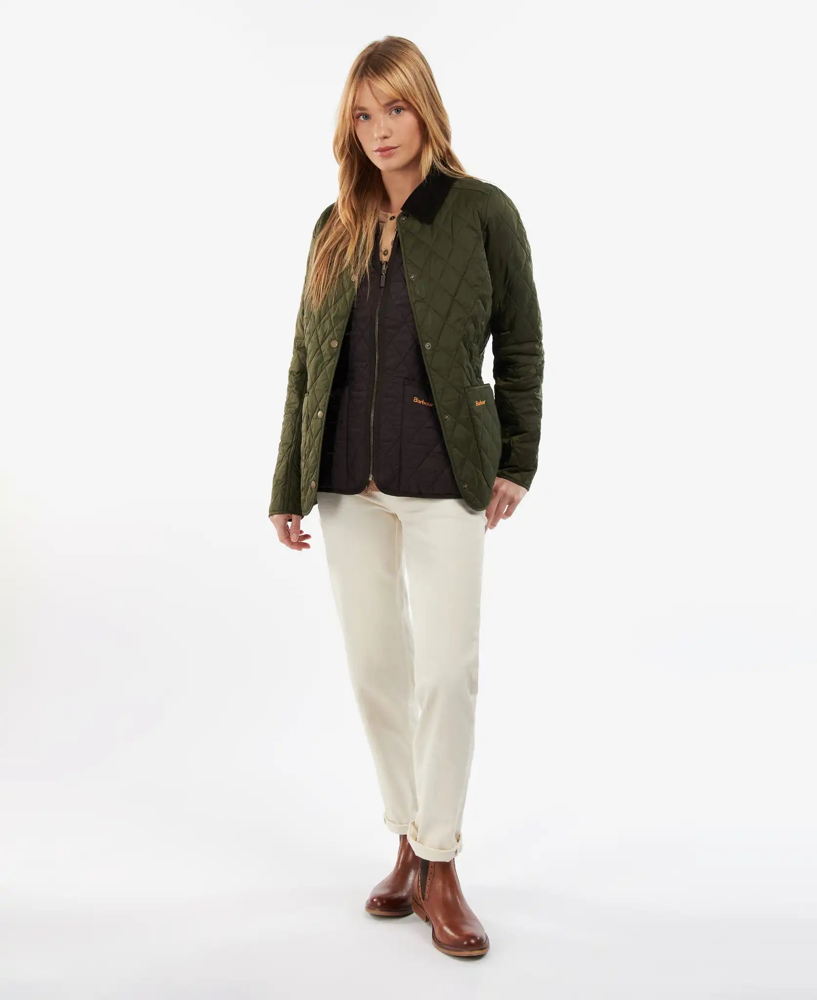 Barbour Annandale Quilted Jacket - Olive