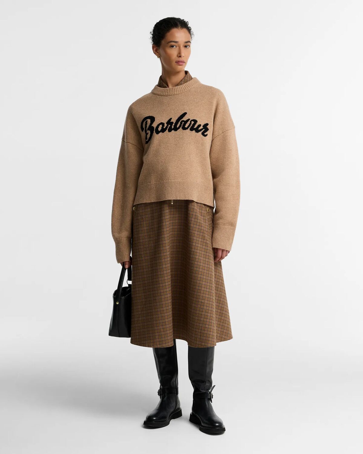Barbour Ivybridge Knitted Jumper - Beige