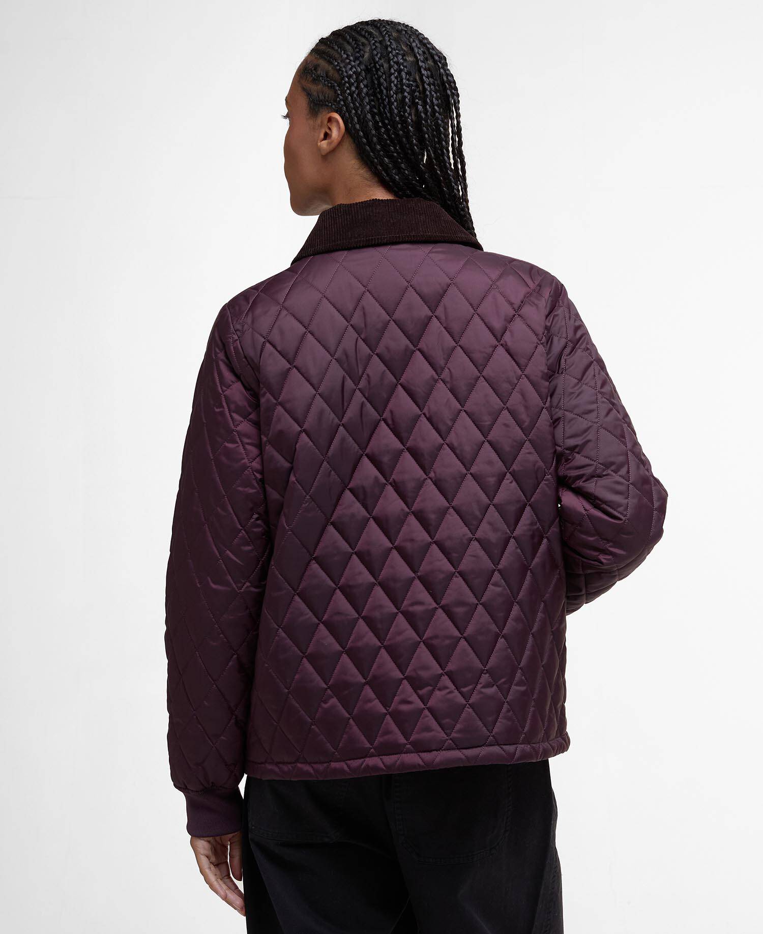 Barbour Marla Quilted Jacket - Black Cherry
