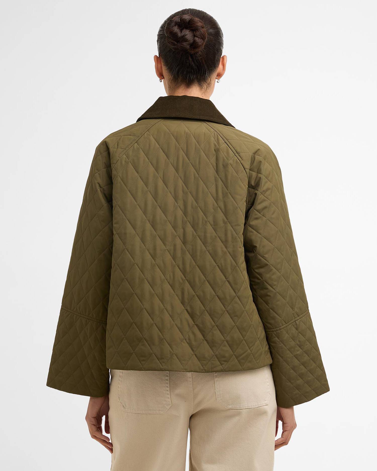 Barbour Kirby Quilted Jacket - Ivy Green