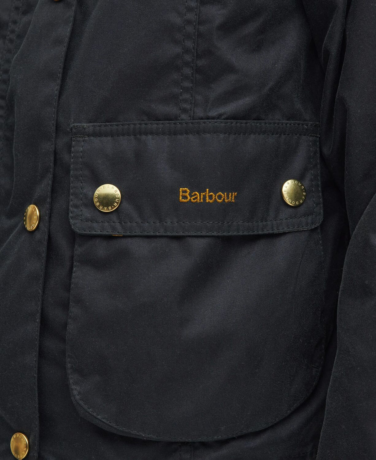 Barbour Cropped Beadnell Waxed Jacket - Sage