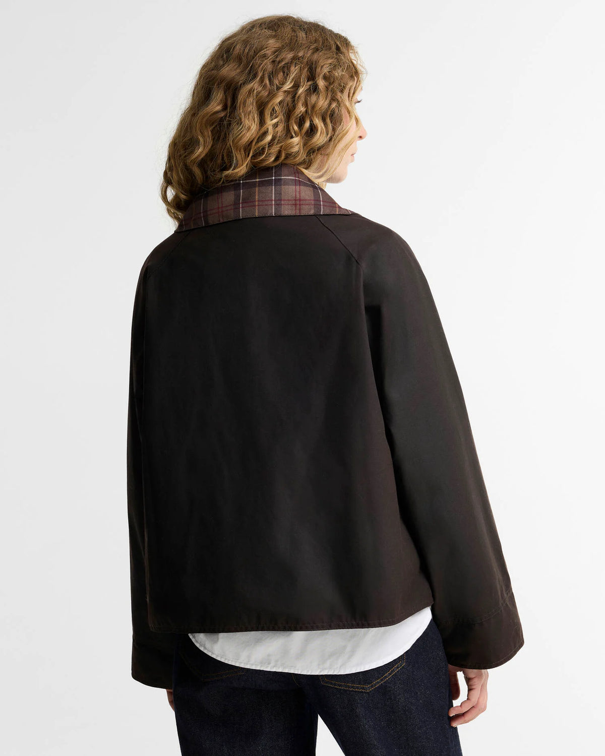 Barbour Icons Tartan Collar Spey Wax Jacket (Limited edition)