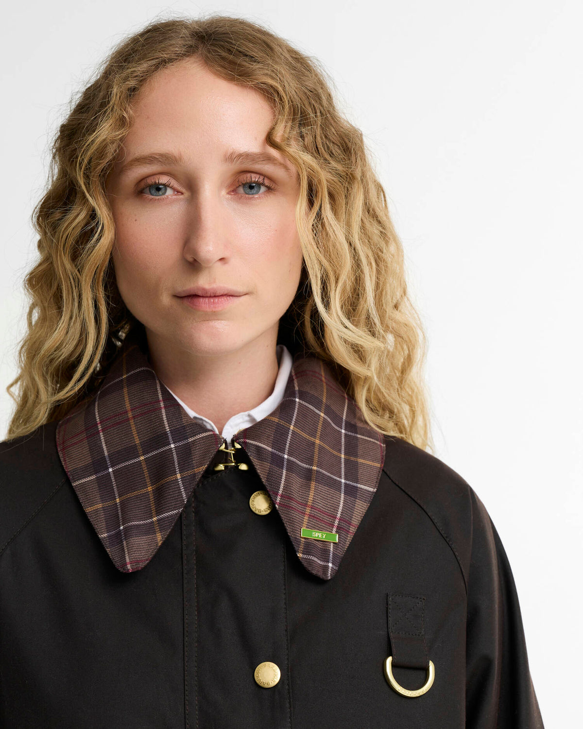 Barbour Icons Tartan Collar Spey Wax Jacket (Limited edition)