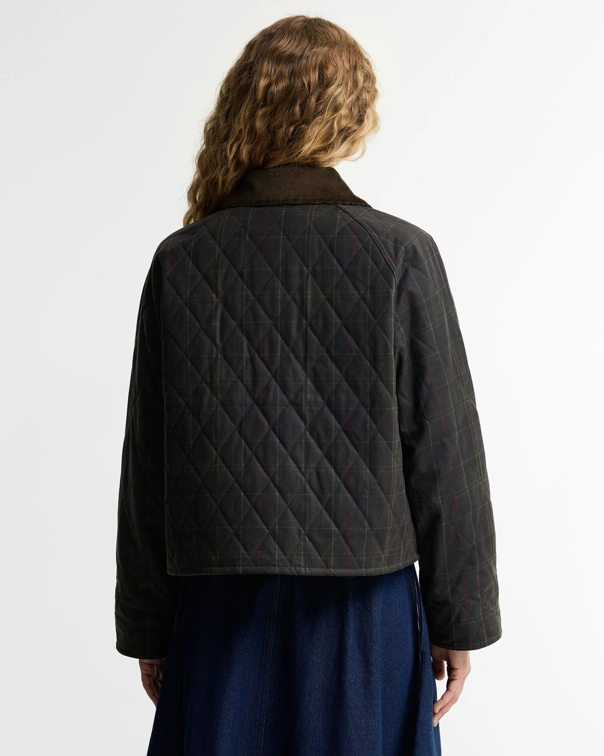 Barbour Reimagined Icons Tartan Quilted Spey Waxed Jacket