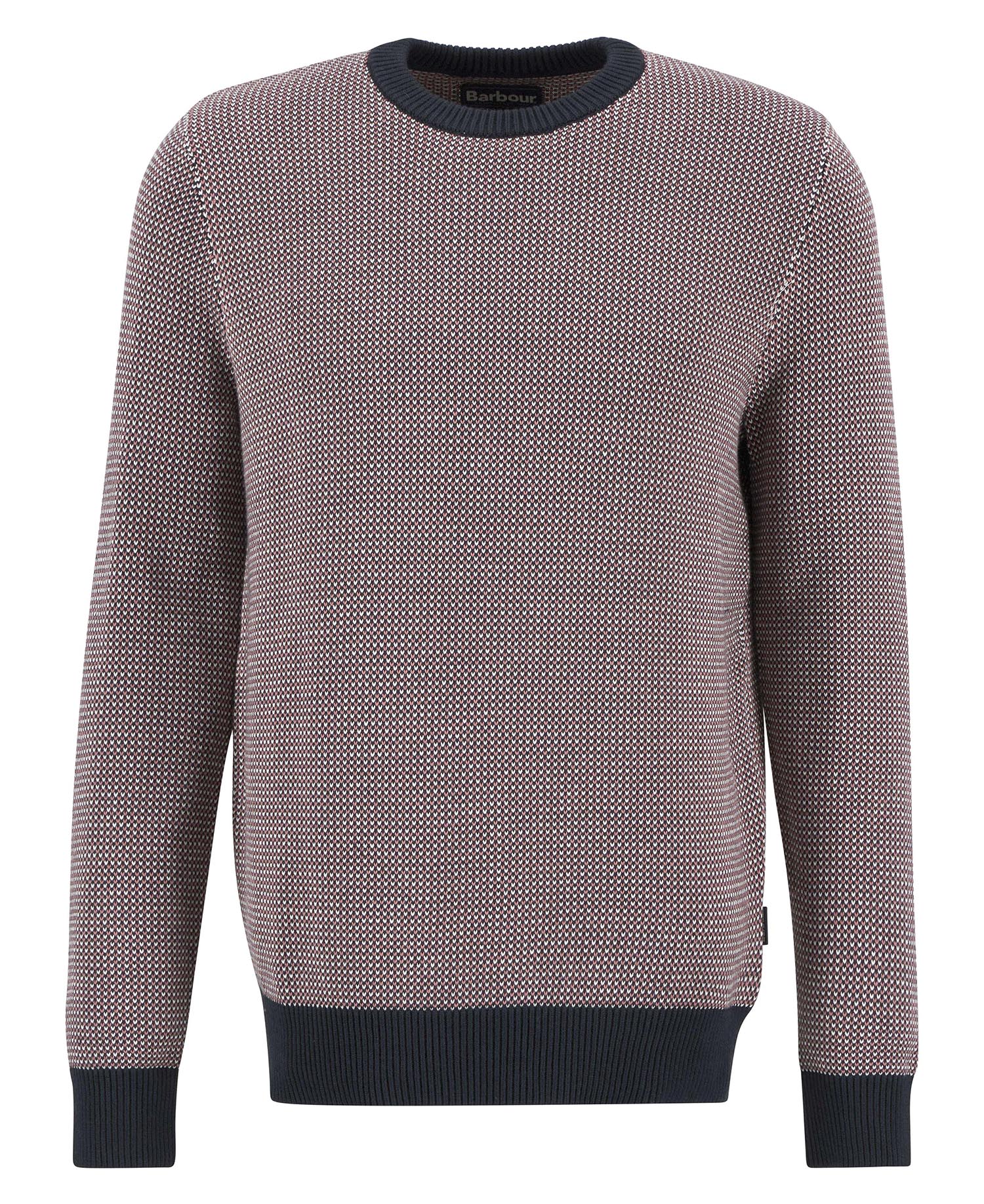 Barbour Wells Crew Neck Jumper - Navy