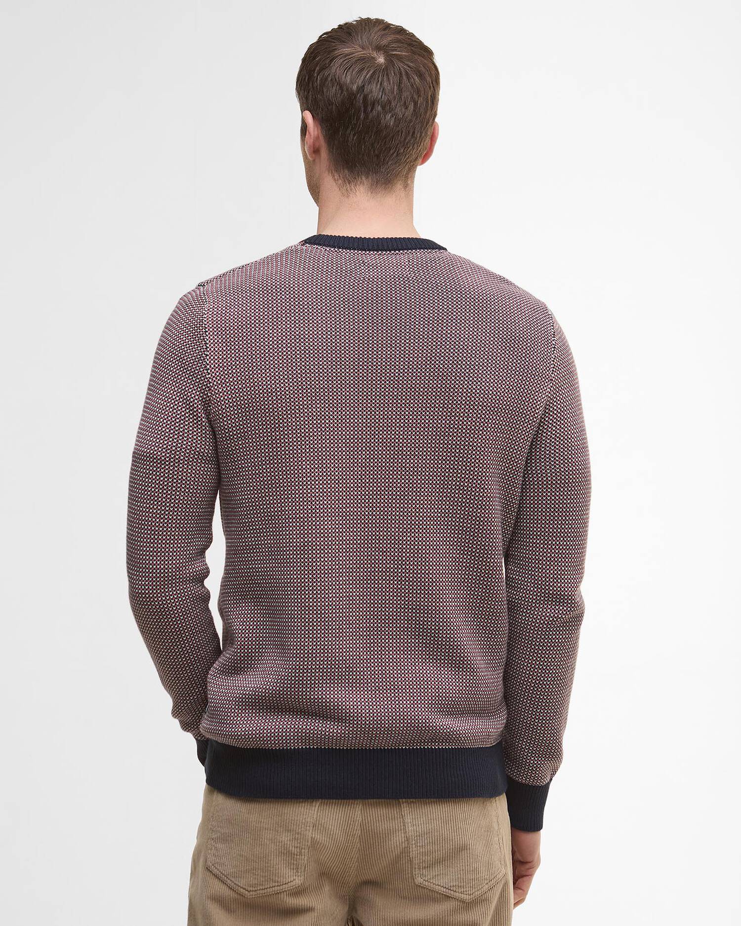 Barbour Wells Crew Neck Jumper - Navy
