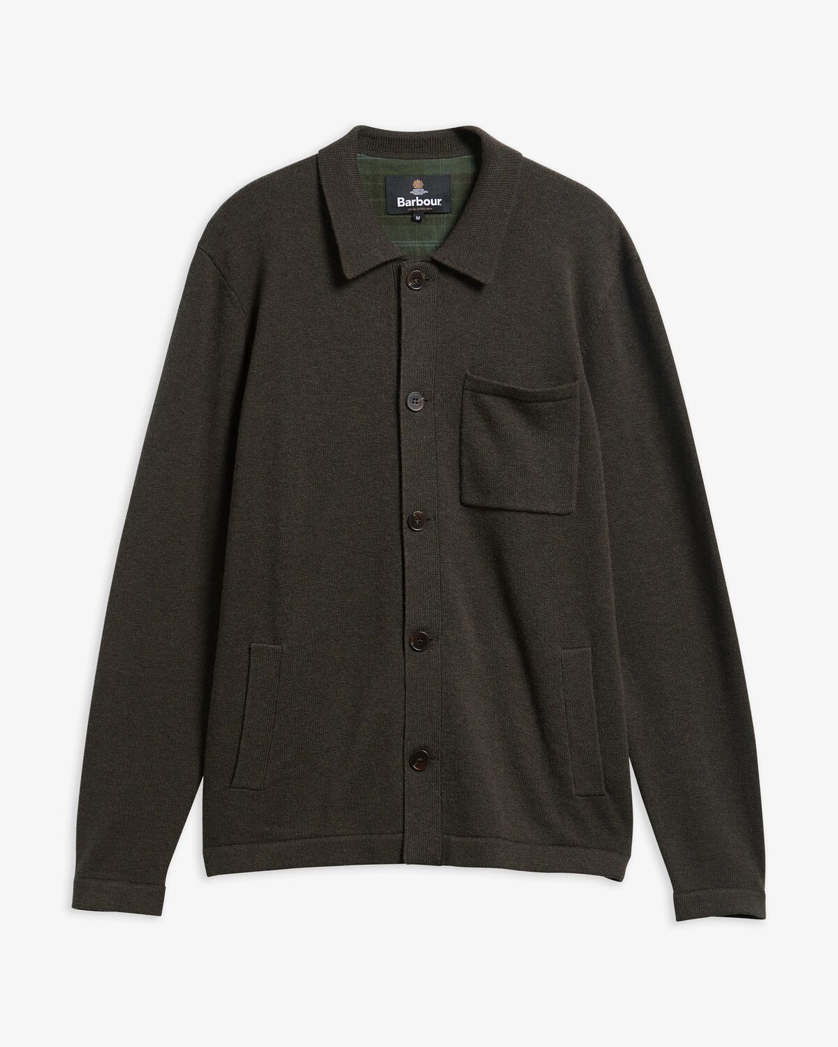 Barbour Bellam Knitted Cardigan - Olive