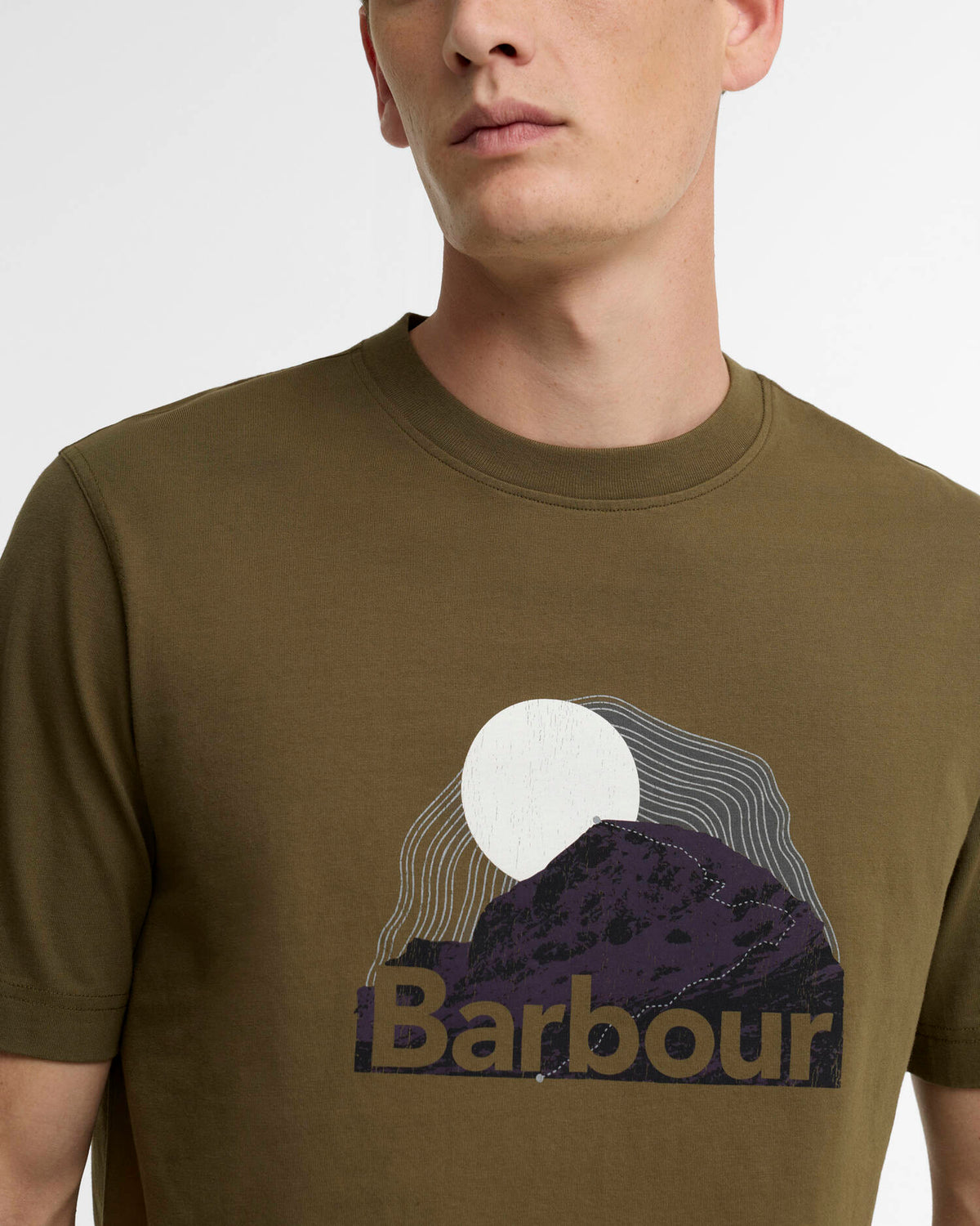 Barbour Wadsworth Relaxed Graphic T-Shirt - Olive