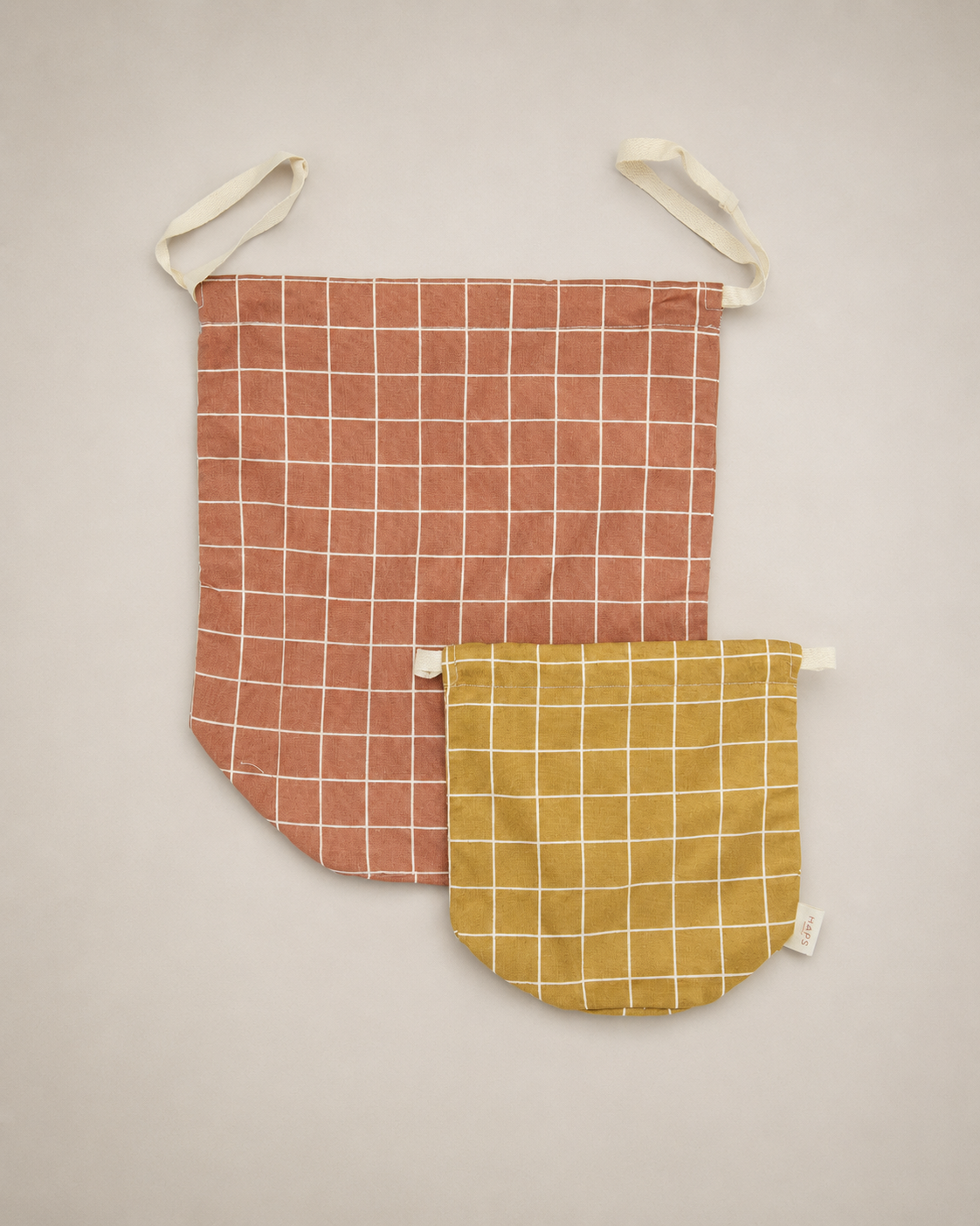 Multi Bag 2-PACK - Autumn Check