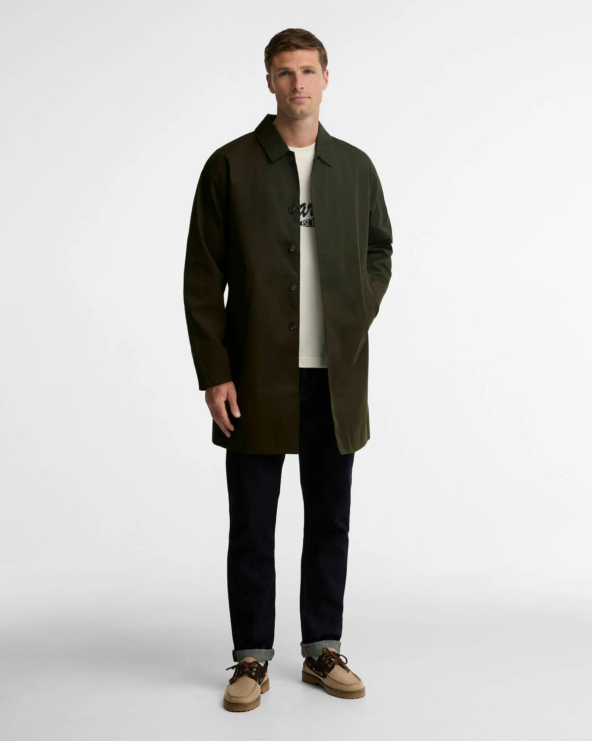 Barbour Lorden Waterproof Mac - Sage