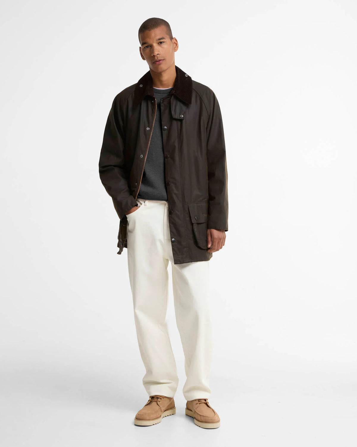Barbour Classic Beaufort Wax Jacket - Olive