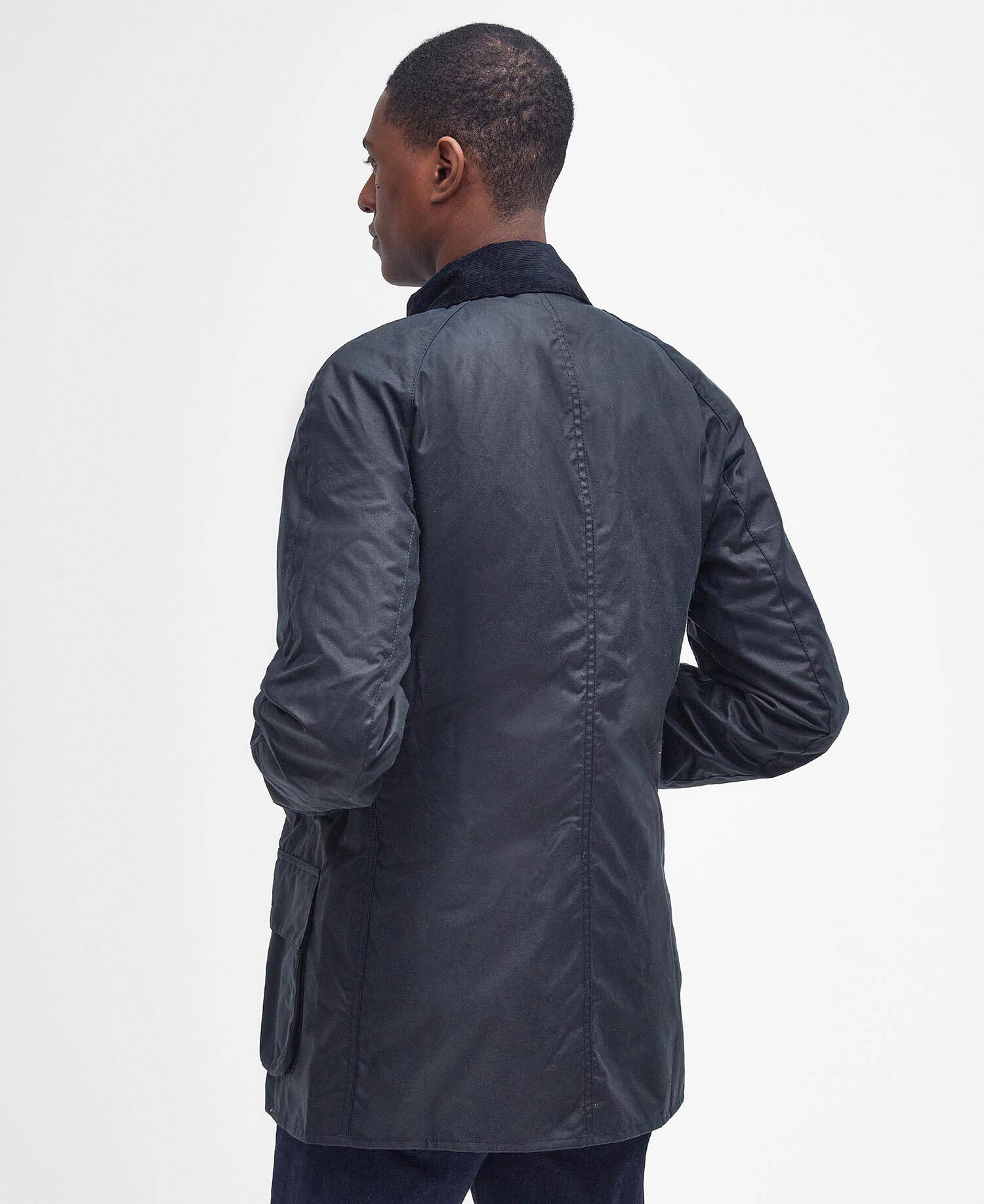 Barbour Bristol Wax Jacket - Navy