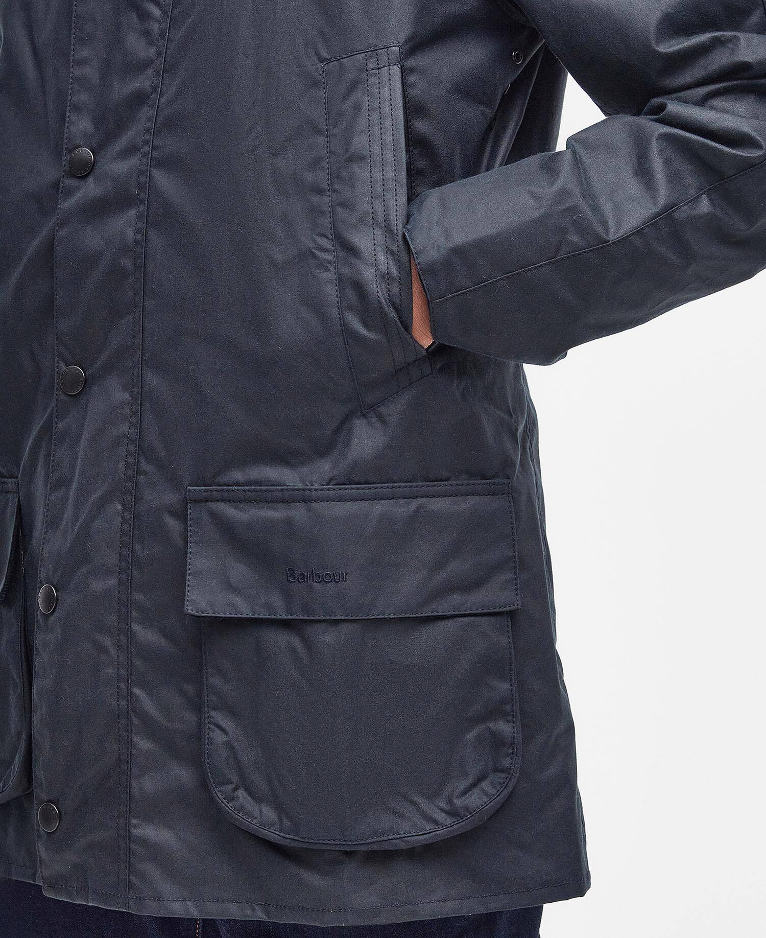 Barbour Bristol Wax Jacket - Navy