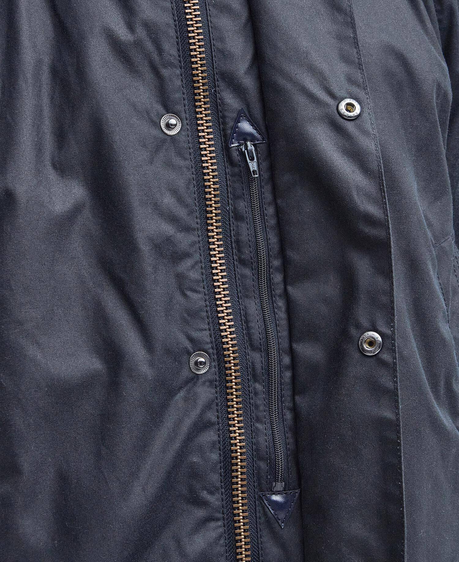 Barbour Bristol Wax Jacket - Navy