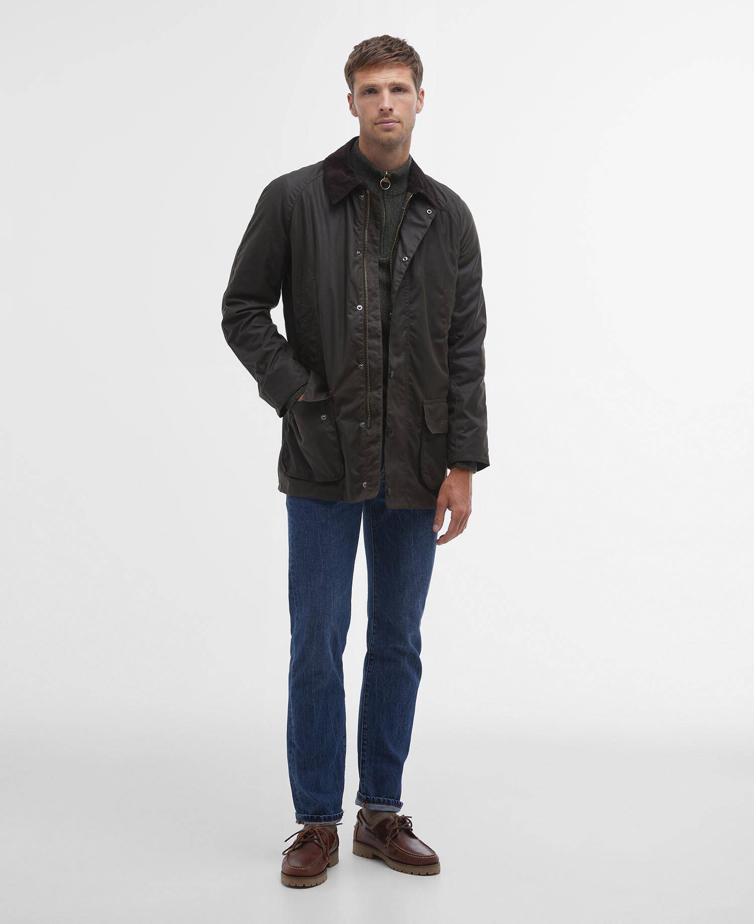 Barbour Bristol Wax Jacket - Olive