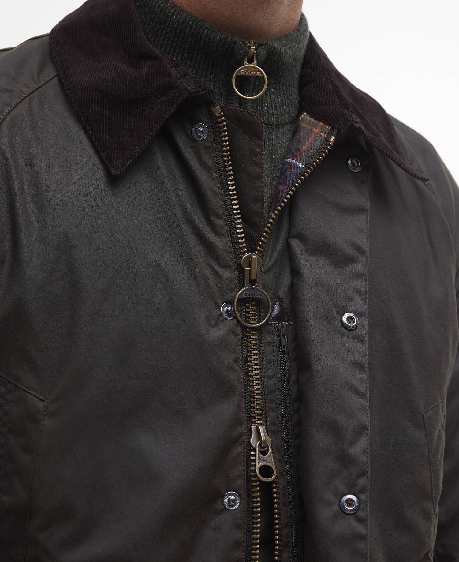 Barbour Bristol Wax Jacket - Olive