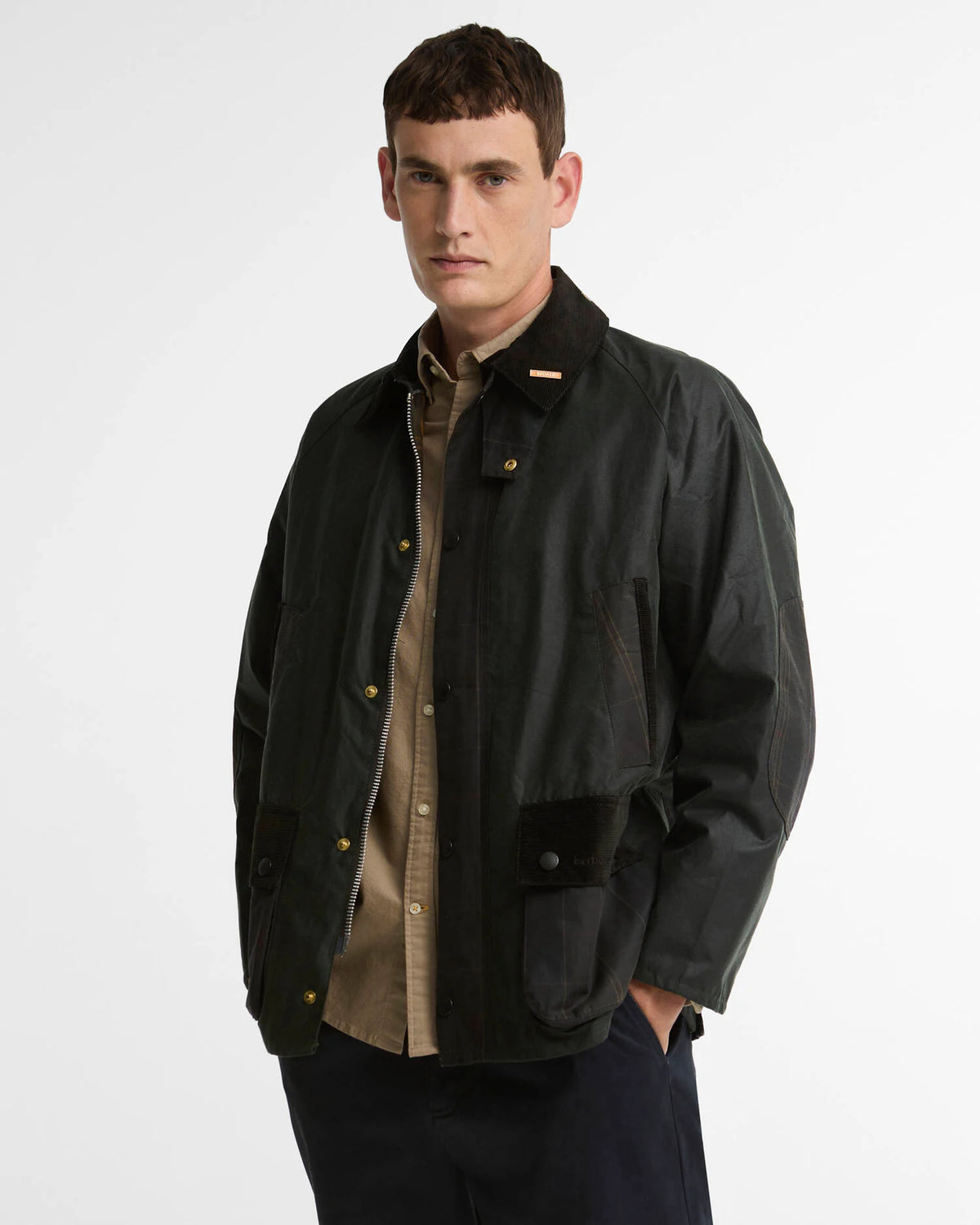 Barbour Icons Patch Bedale Waxed Jacket