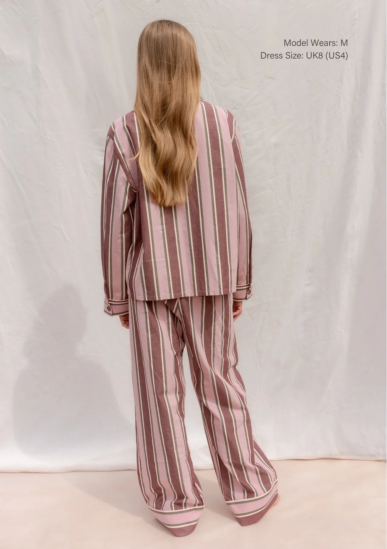 Cotton Pyjamas - Pink Stripe