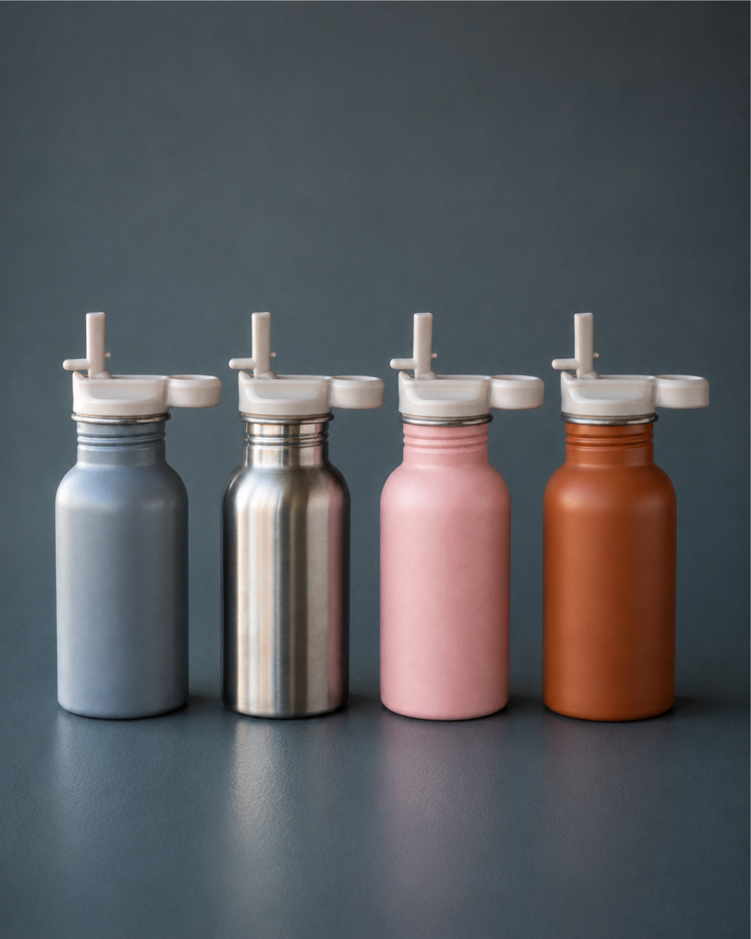 STRAWLID Bottle - Terracotta (400 ml)
