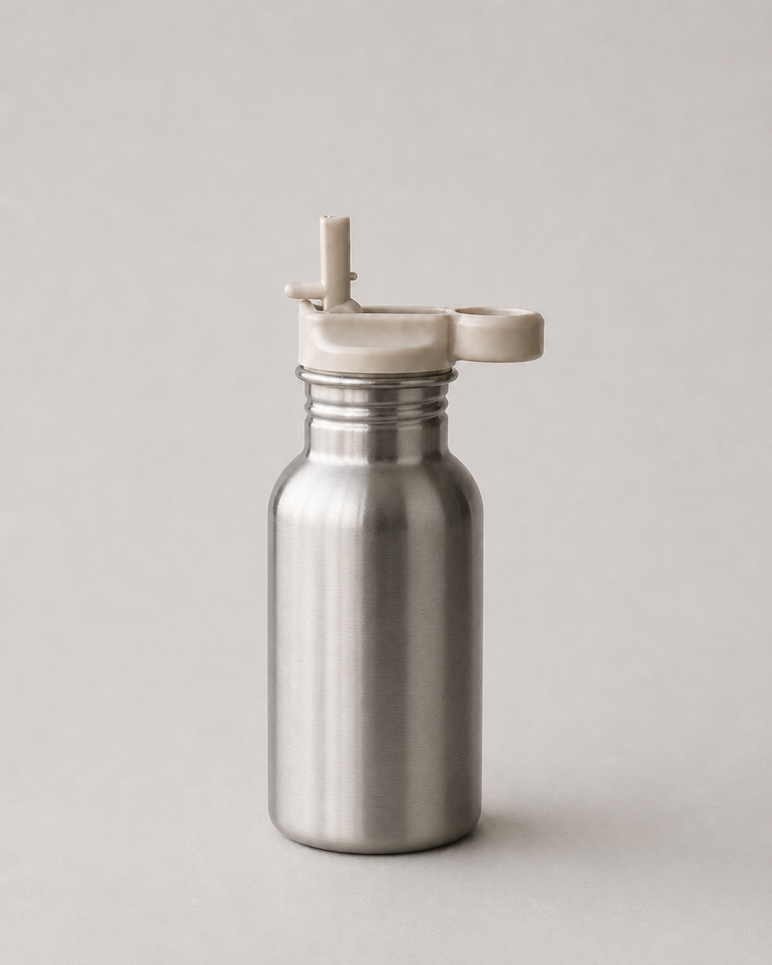 STRAWLID Bottle - Steel (400 ml)