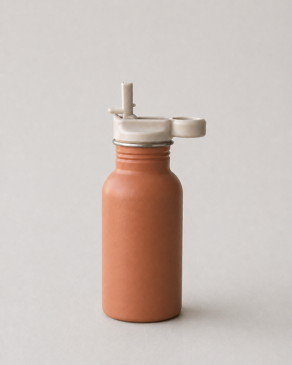 STRAWLID Bottle - Terracotta (400 ml)