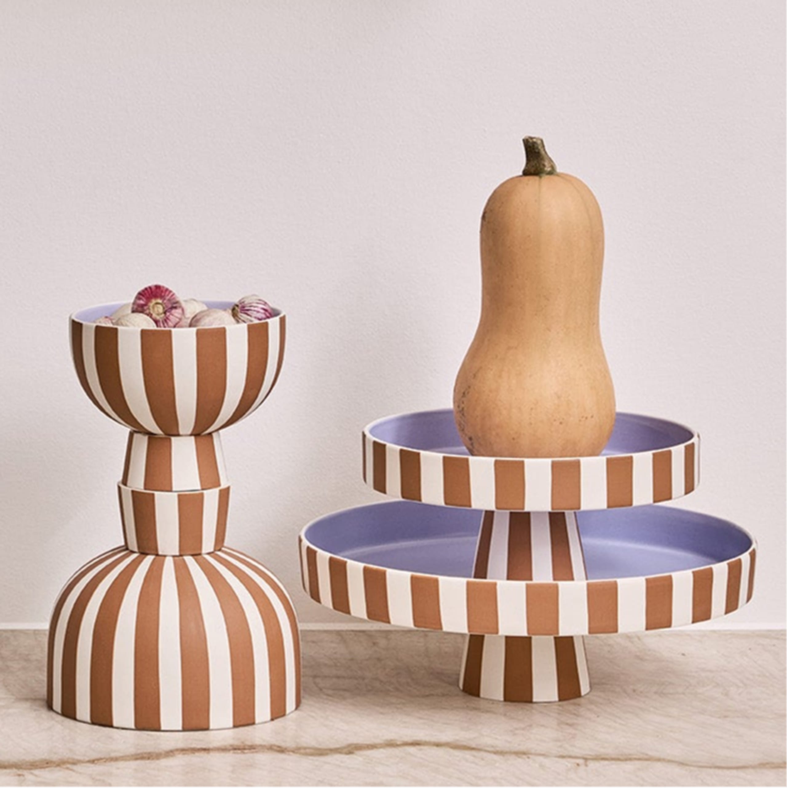Toppu Tray - Large Caramel/Lavender